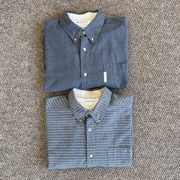 2 Men's COLUMBIA LS Button Down Shirts XL - Picture 6 of 8